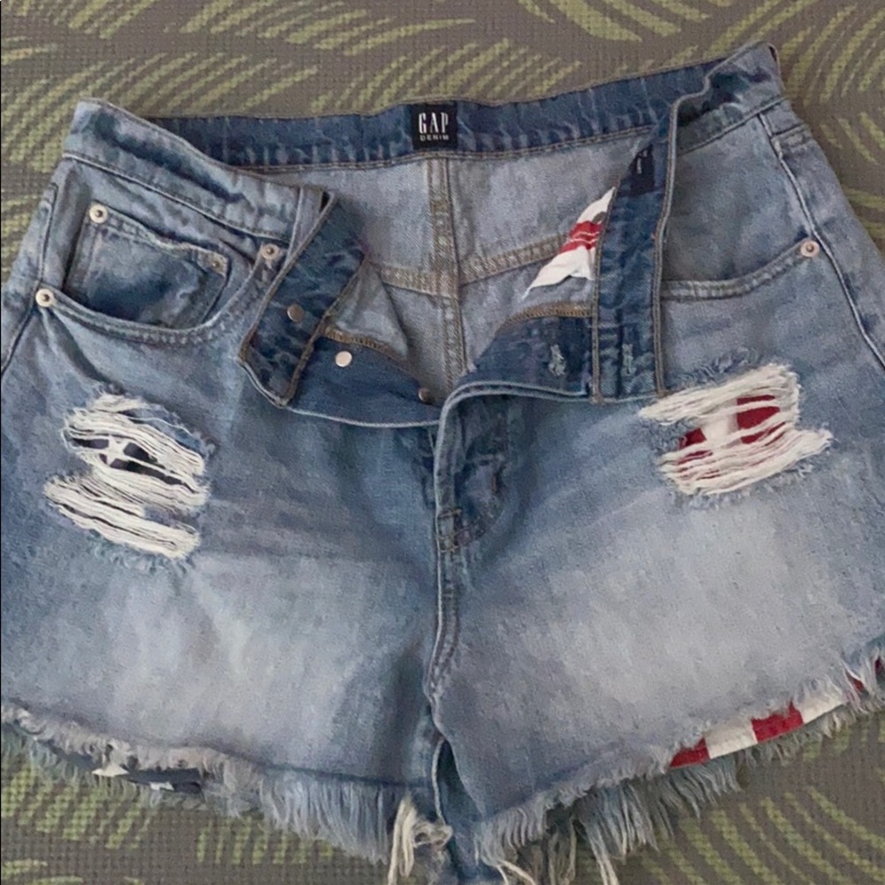 Gap Americana Denim Shorts - High Waist